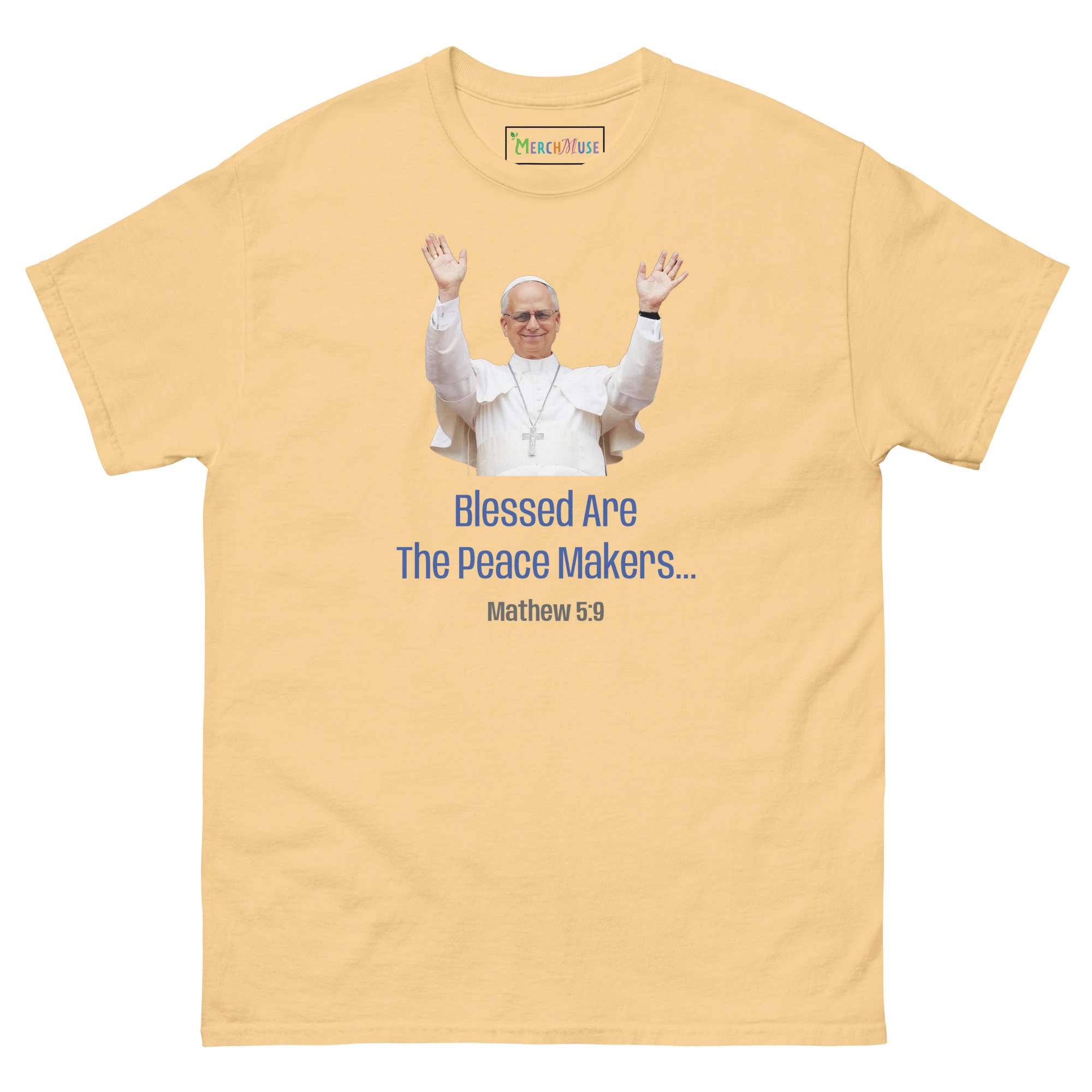 Pope Peace Flag T-Shirt 4 Pope Peace Flag T-Shirt - Image 4