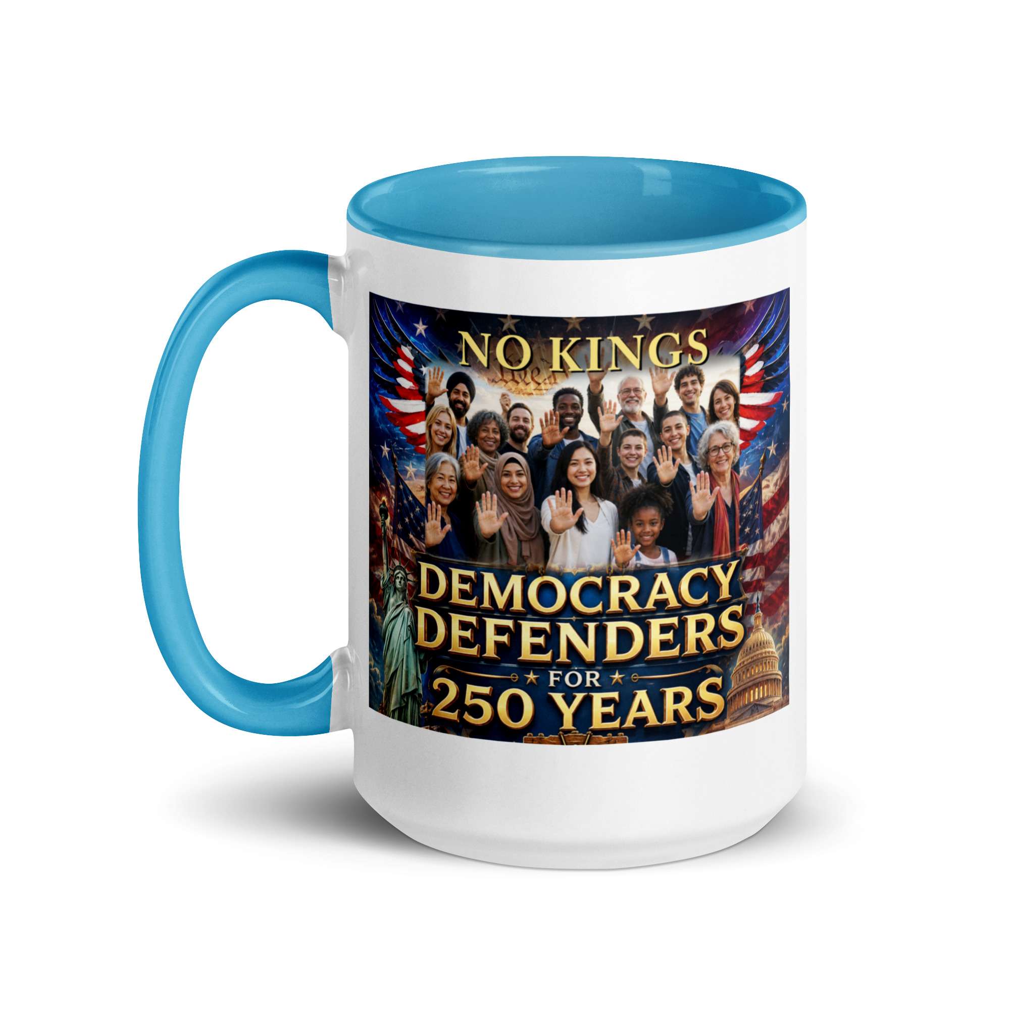 250 No Kings Mug with color inside 12 250 No Kings Mug with color inside - Image 12
