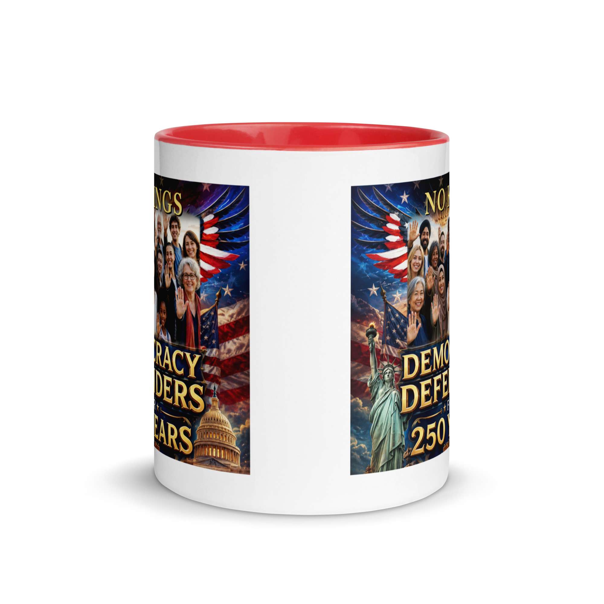 250 No Kings Mug with color inside 3 250 No Kings Mug with color inside - Image 3