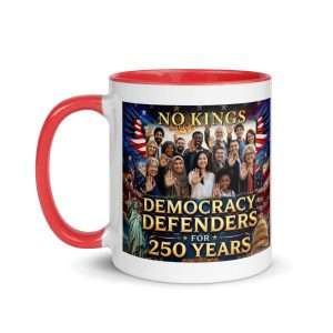 MerchMuse Custom Category Display 8 250 No Kings Mug with color inside