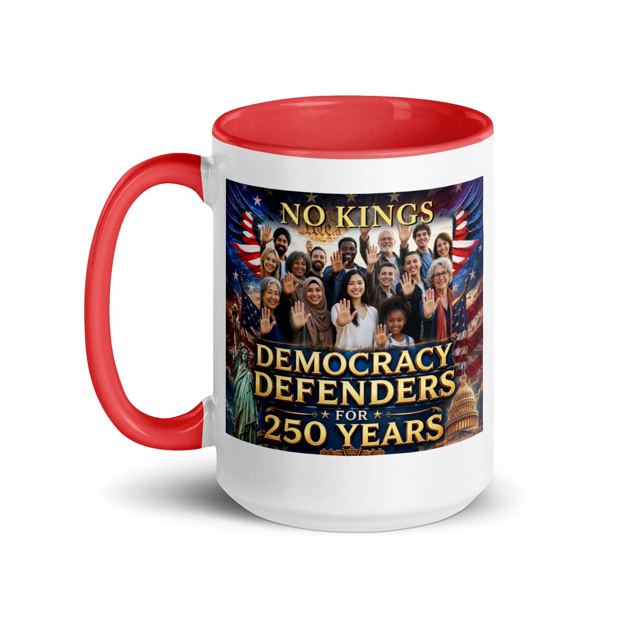 250 No Kings Mug with color inside 6 250 No Kings Mug with color inside - Image 6