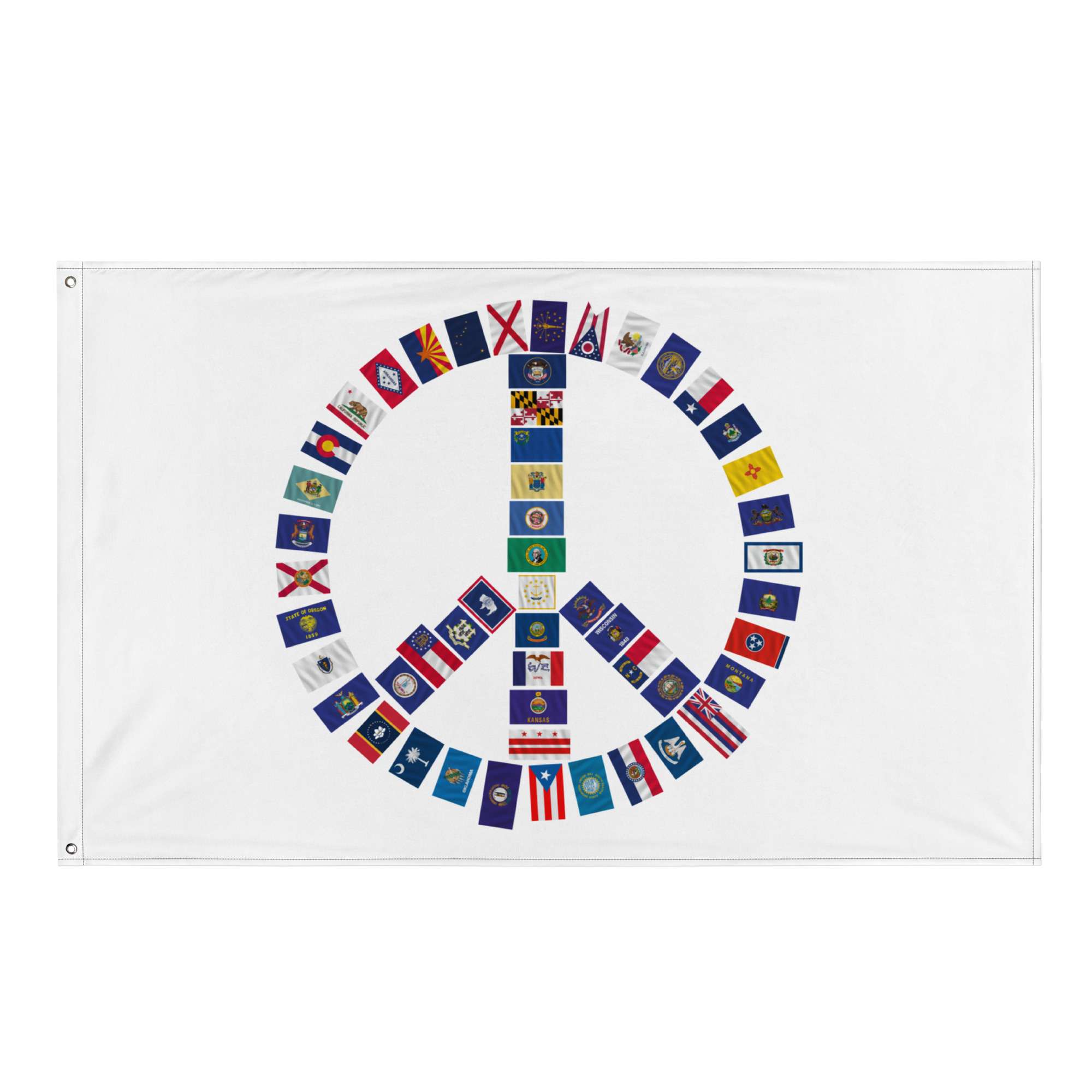 States Peace Flag 1 States Peace Flag