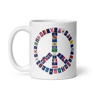 Peace States Flags Mug