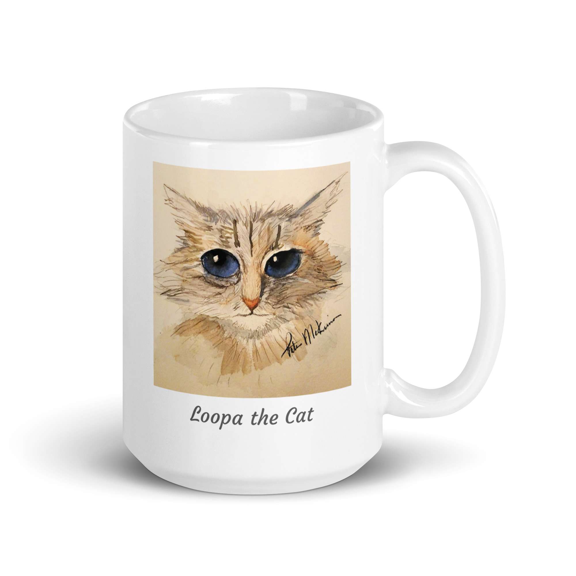 Loopa Cat Mug 4 Loopa Cat Mug - Image 4
