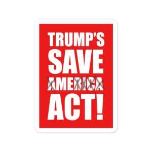Save Act vinyl decals