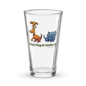 Ditzy and Mellow Pint Glass
