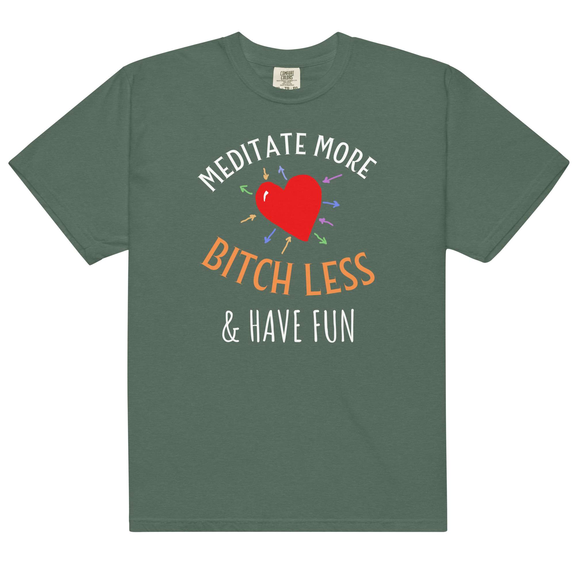 Meditate Bitch Less T-Shirt 6 Meditate Bitch Less T-Shirt - Image 6