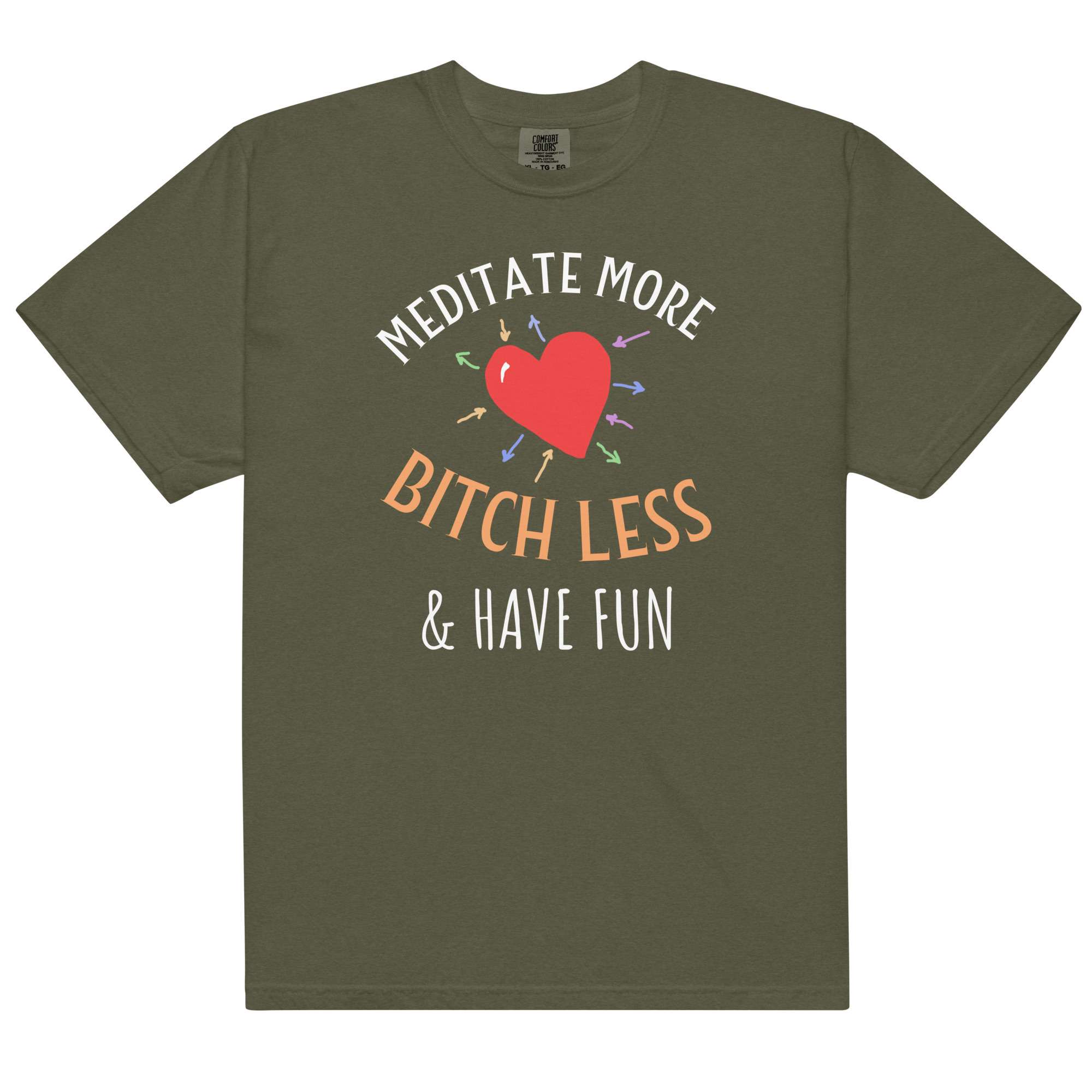 Meditate Bitch Less T-Shirt 3 Meditate Bitch Less T-Shirt - Image 3